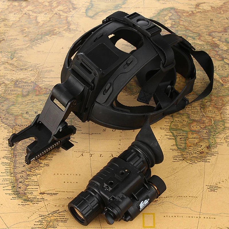 

NEW The second generation HD Helmet night vision device can install CR123A battery hunting patrol infrared monocular telescope