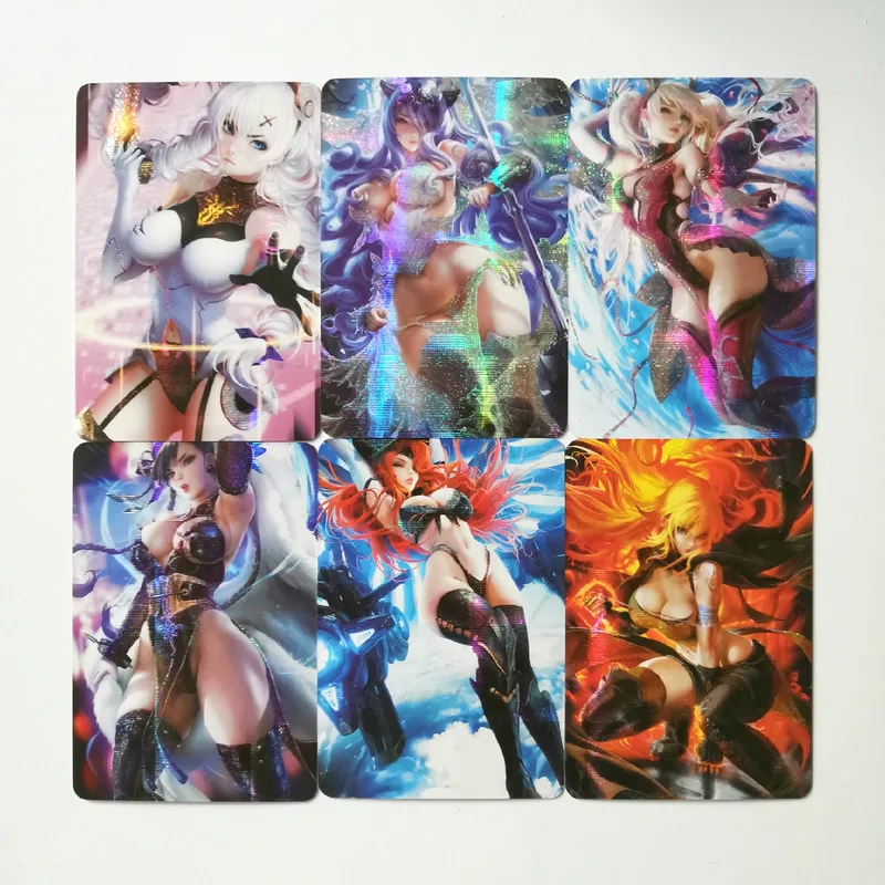 

27pcs/set Sexy Beauty Kda Mai Shiranui Hancock Female Character Hobbies Collectibles Game Collection Anime Cards Free Shipping