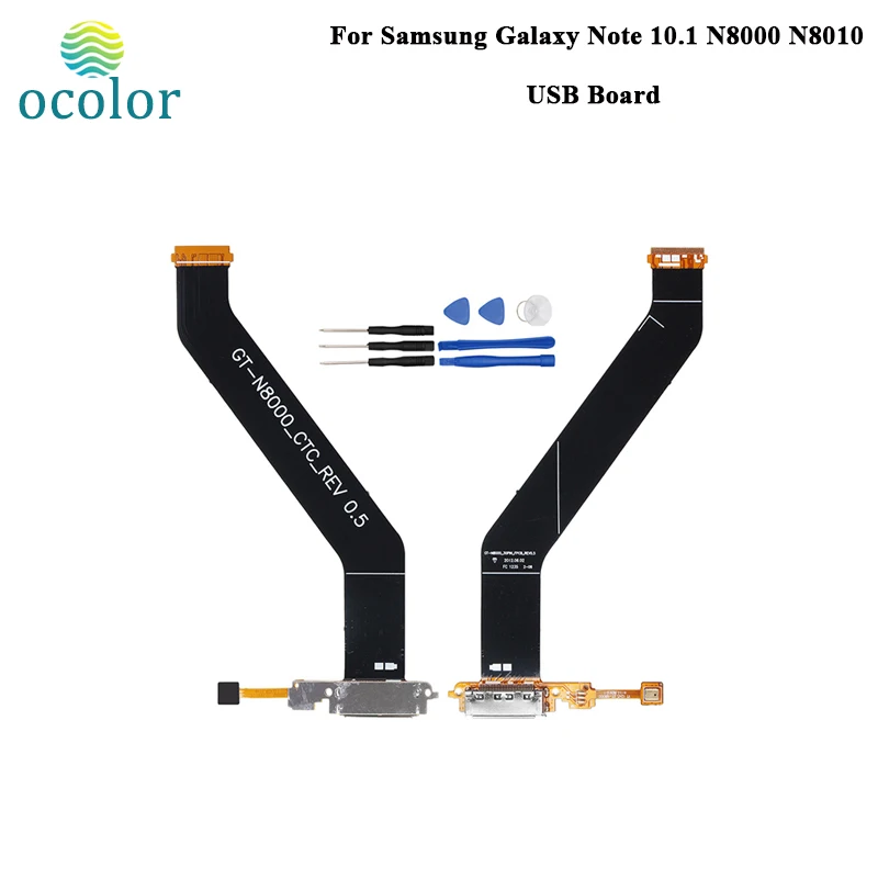 Ocolor для samsung Galaxy Note 10 1 N8000 N8010 USB плата разъем контроллера заряда ремонта части