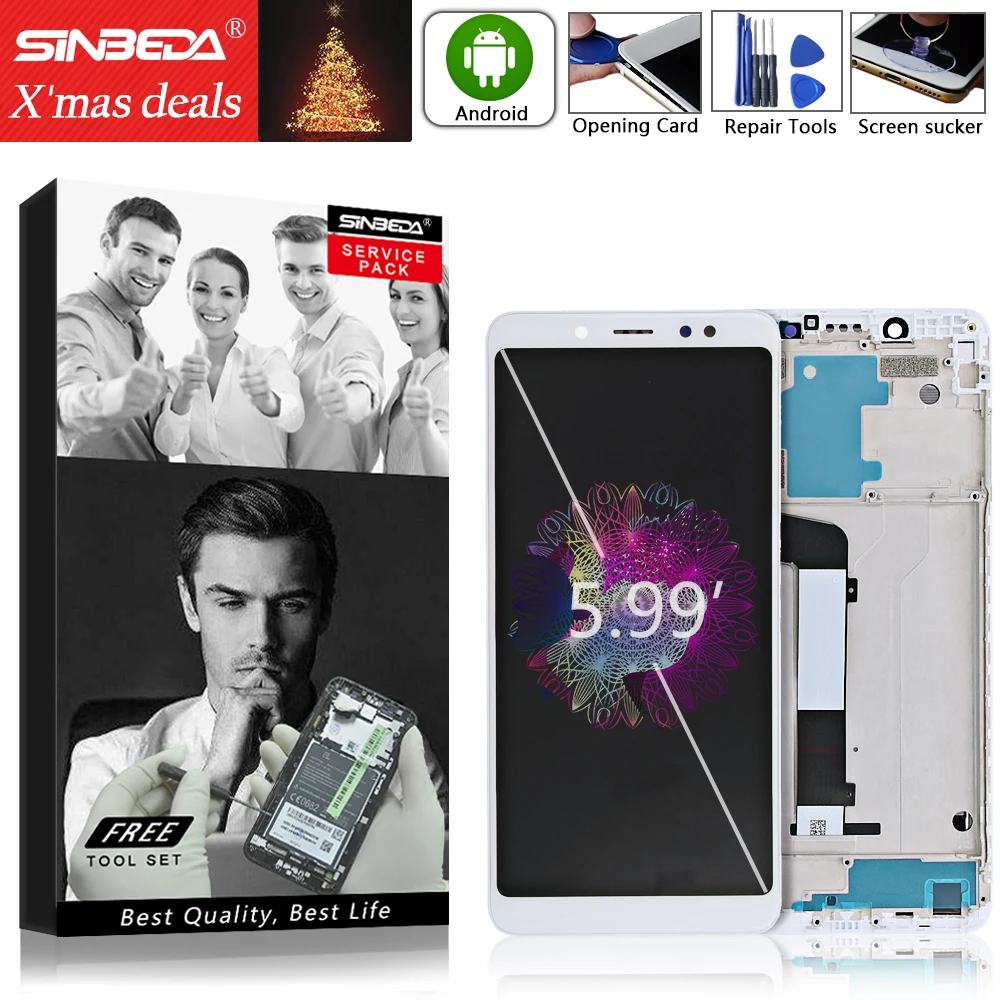 

5.99"For Xiaomi MI Redmi Note 5 Pro Display LCD Digitizer Touch Screen With Frame For MI Redmi Note 5 Prime LCD MI Note5 Pro LCD