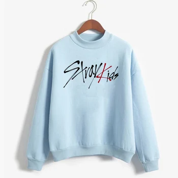 

Kpop Stray Kids I Am Who Hoodies Women Crewneck Fleece Warm Straykids Sweatshirt Haajuku Long Sleeve Jumper Tops Coats
