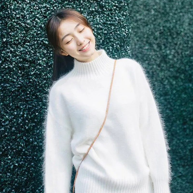 2020 Jumper Christmas Gift Fluffy Sweater Fuzzy Fur Korean