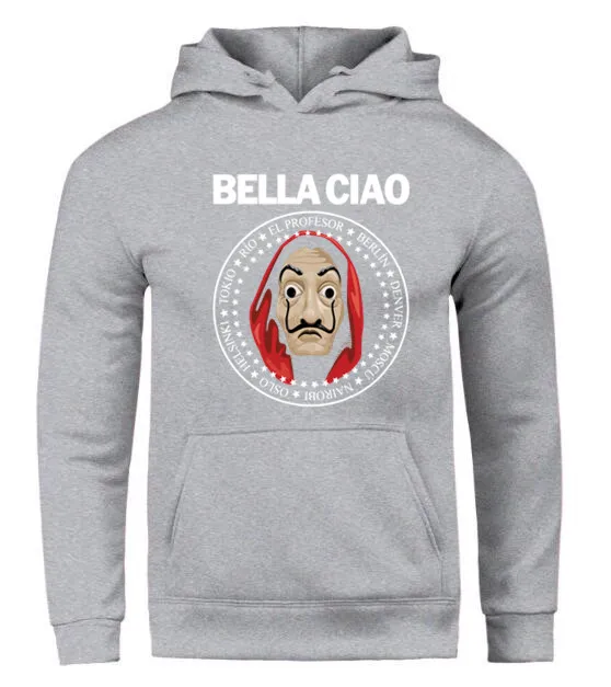 Bella Ciao La Casa De Funny Men Women Unisex Top Hoodie Sweatshirt 2134