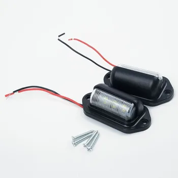 

Truck License plate lights Trailer Lamp 2pcs Car Boat 66*33*25MM 10-30V