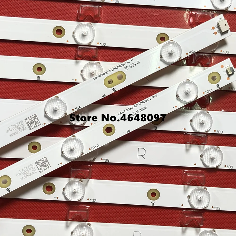 990 мм светодиодный Подсветка полосы для АОС 5" ТВ LD50V02S LB-PF3528-GJD2P5C506X11 R L/ч/б TPT500J1-HVN07 50PFF5655/T3 T5002S