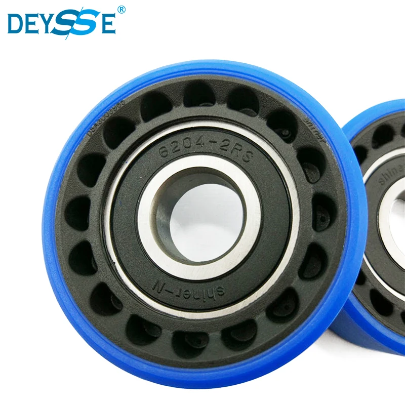 Blue Запасные части эскалатора Deysse шаг ролик 7025 6204 20 шт в комплекте - Цвет: Blue