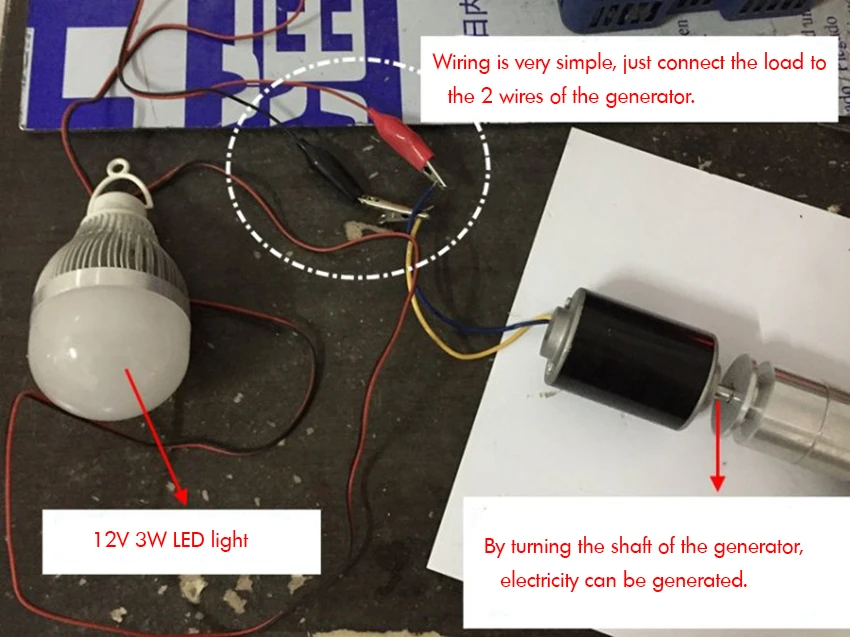 Постоянный магнит DC 110V двигатель с угольными щетками DIY ветер/ручной генератор Двигатель передний и задний шариковый подшипник, D вал диаметром 8 мм 15000 об/мин