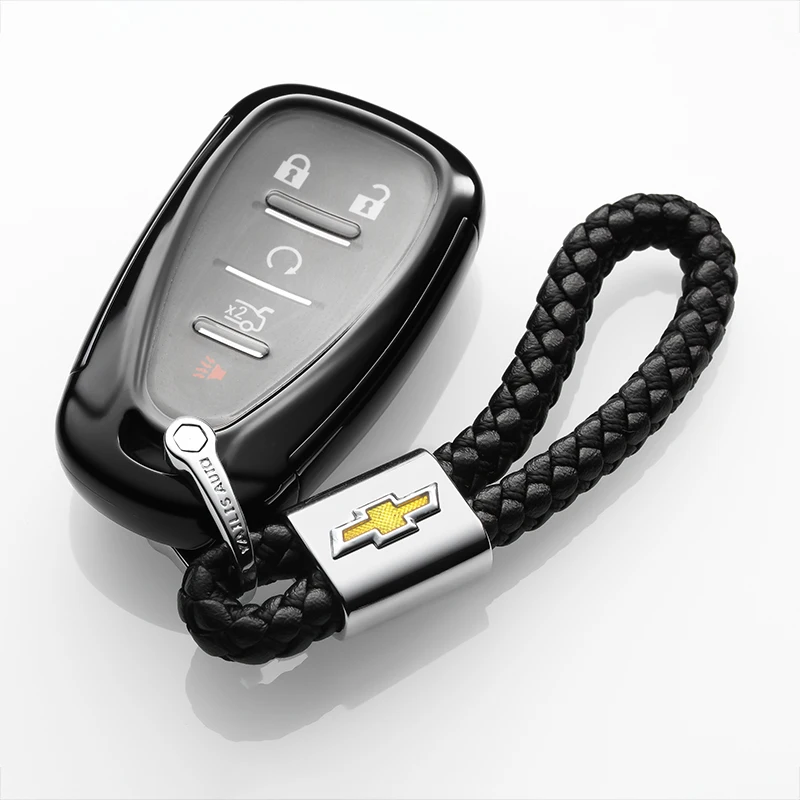 7 Для Chevrolet Equinox Bolt EV Trax- Чехол для автомобильного ключа брелок защитный хромированный ТПУ чехол для пульта дистанционного управления - Название цвета: 7