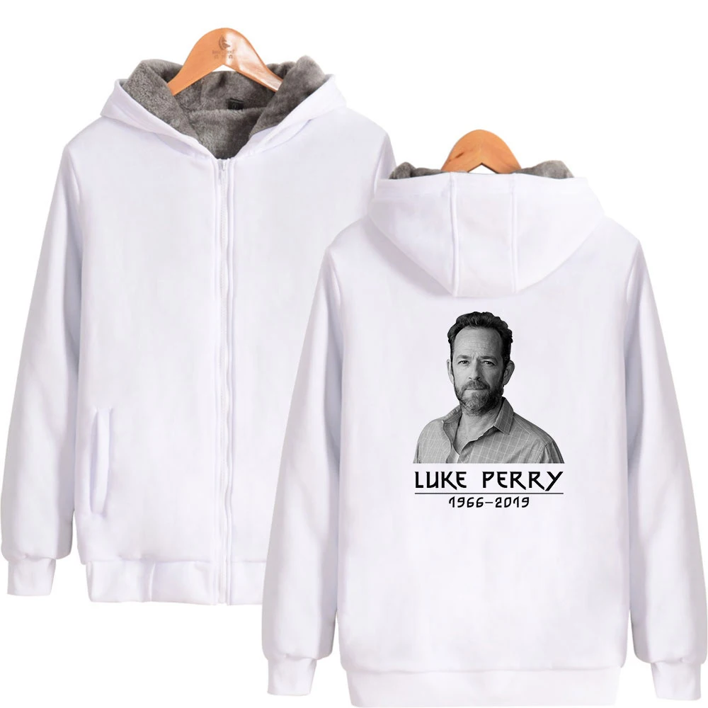 Зимняя мода Beverly hils 90210, Luke Perry, Стандартная посадка, унисекс, полная застежка-молния, Толстая Толстовка с двумя ручными карманами