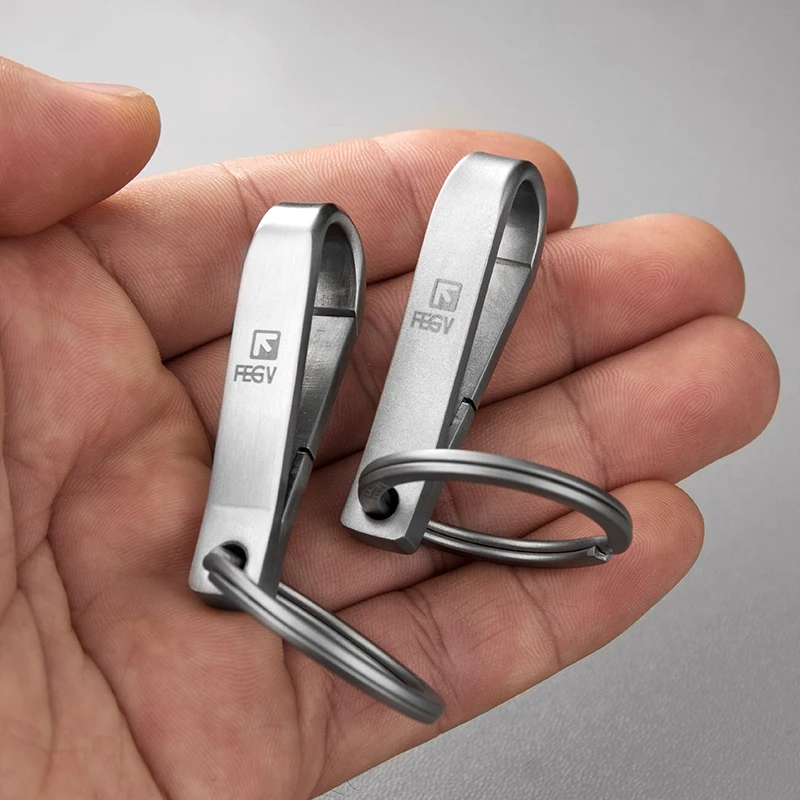 304 Stainless Steel Car Keychain Men Simplicity Key Chain Creativity Key Ring Holder Bag Charm Pendant Trinket Accessories Gift