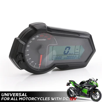 

Speedometer Tachometer Gauge Universal LCD Digital Backlight Motorcycle