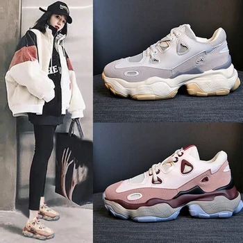 

New listing hot sale Spring and autumn women net Breathable sports shoes running shoes