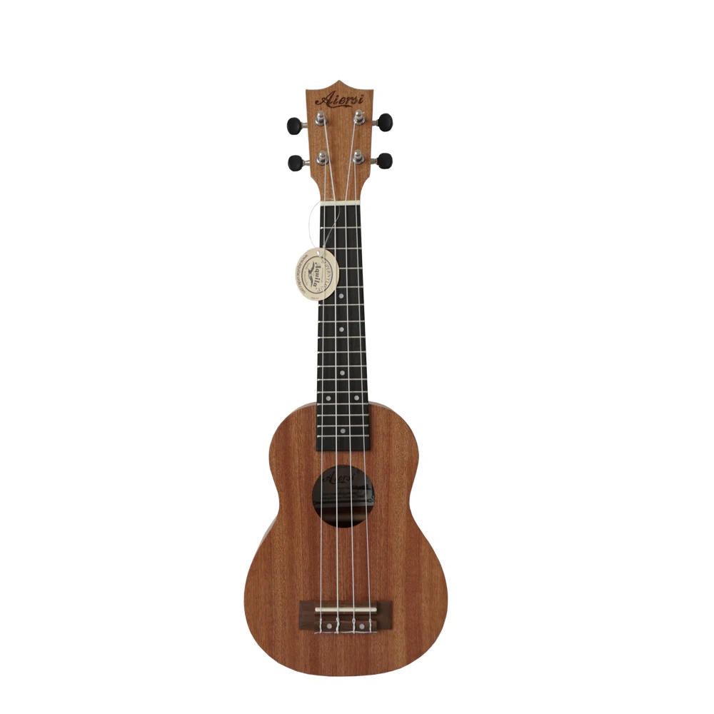 

Aiersi 21 inch Mahogany Soprano Ukulele Guitar Sapele 4 Strings Hawaiian Guitar ukelele Musical Instruments