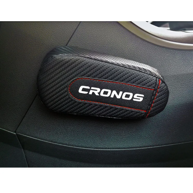 Для Fiat Cronos, 1 шт., углеродное волокно, кожа, авто подушка для ног, наколенник, Автомобильный Дверной рычаг, накладка на руку, автомобильные аксессуары, защита для транспортного средства