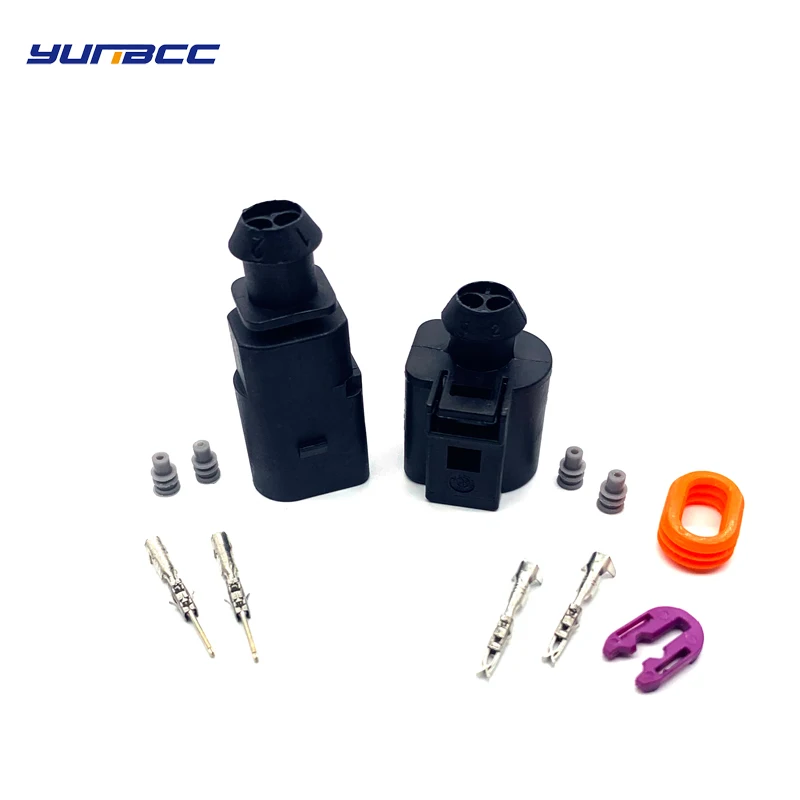 Штекер датчика температуры для VW AUDI 1J0973802 1J0973702 5 комплектов 2 контакта |