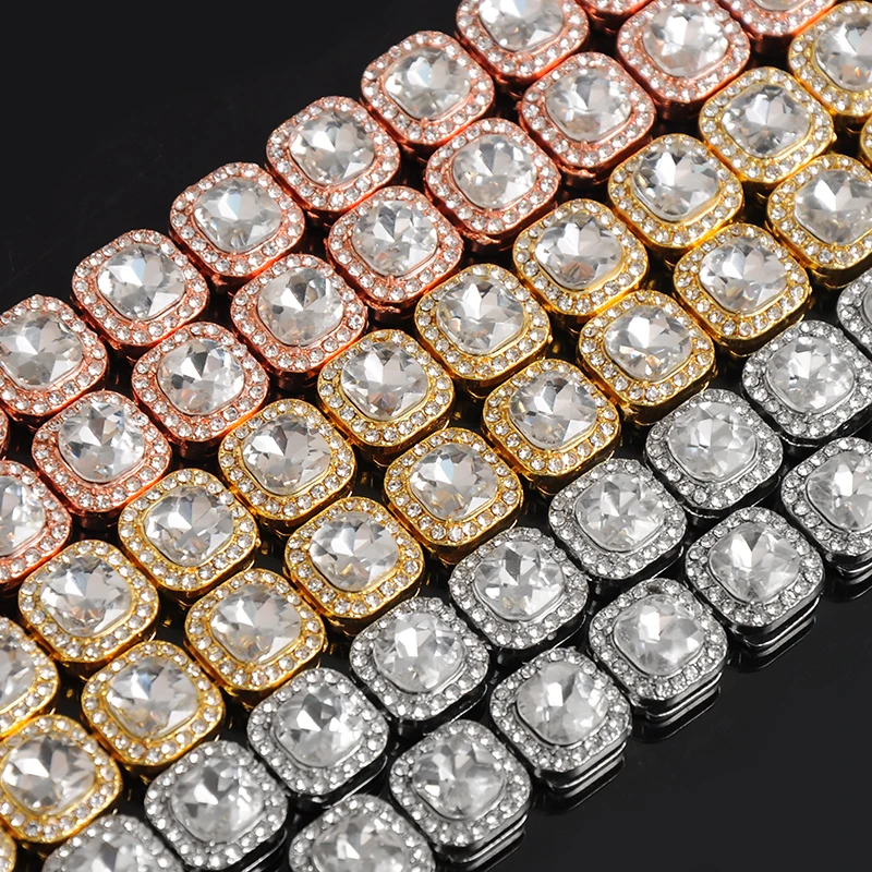 関税/送料込み【BELLGIO】12mm バゲット テニスチェーン Tennis Chains
