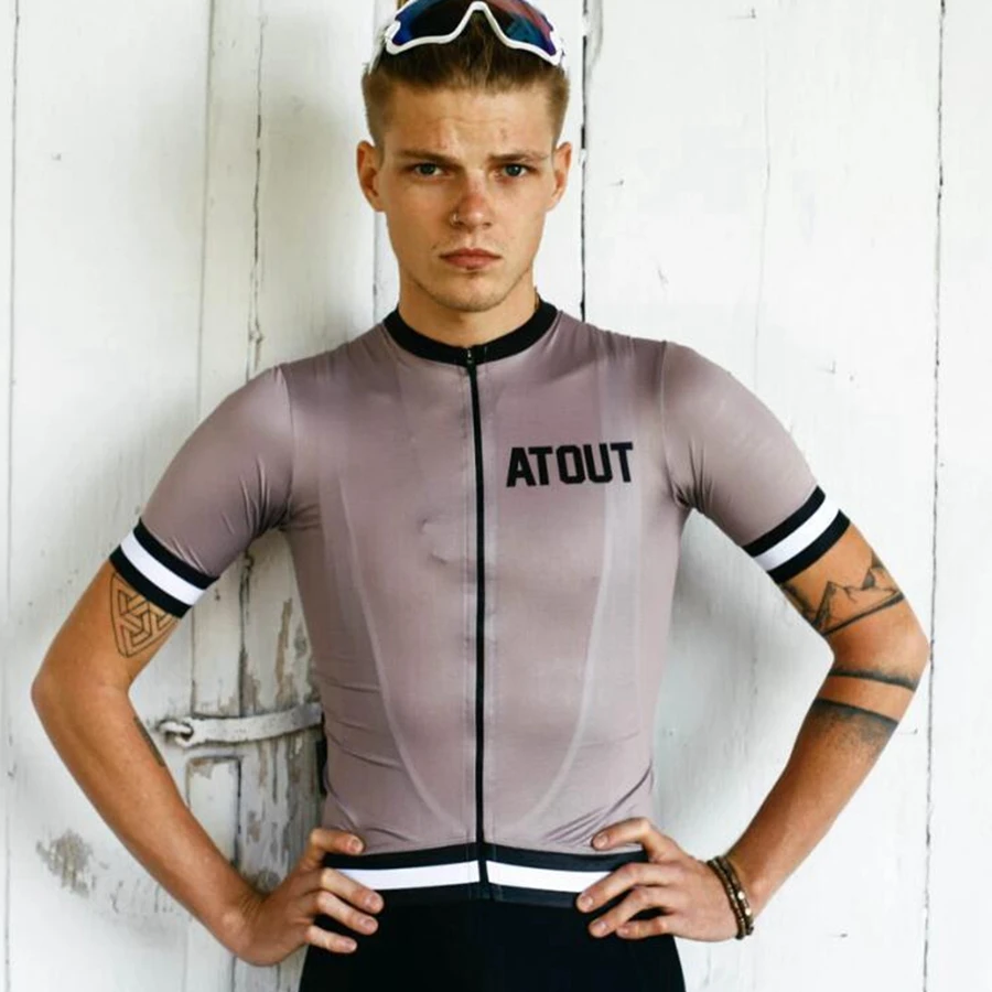 ATOUT CALX Джерси для мужчин летняя велосипедная одежда с коротким рукавом велосипедная Джерси Camisa ciclismo verano MTB gear велосипедные рубашки