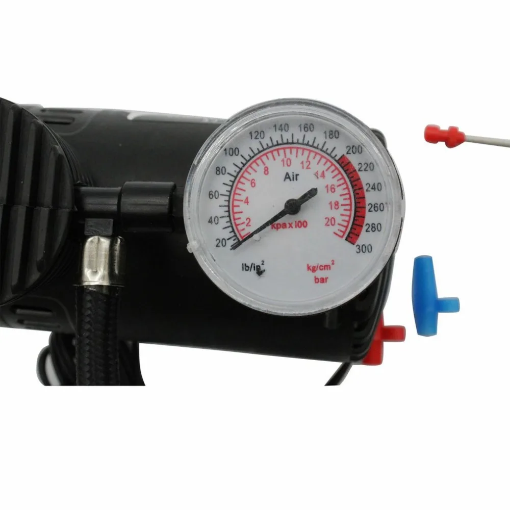 12V Портативный мини воздушный компрессор 300 Psi автомобилей Ван велосипед шины инфлятор сигареты автомобиля воздушный насос авто аксессуары