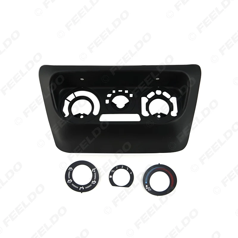 FEELDO Car AC Control Accessories Frame Panel Adapter For Mitsubishi Lancer IX Center Control ABS Fascias Panel#HQ6090