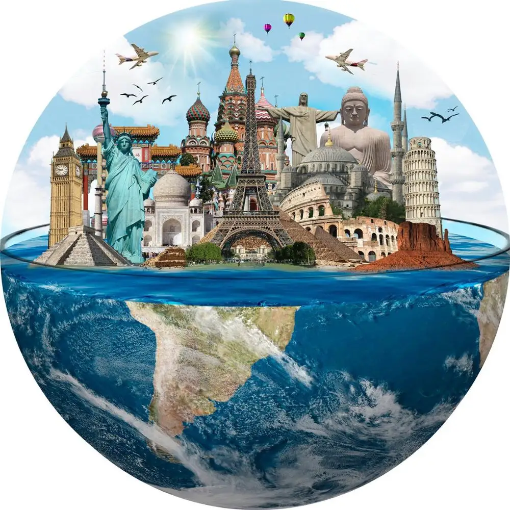 Terra quebra-cabeça 1000 peças/redondo quebra-cabeça céu estrelado adulto crianças planetas puzzle brinquedo jogos educativos e puzzl crianças brinquedos
