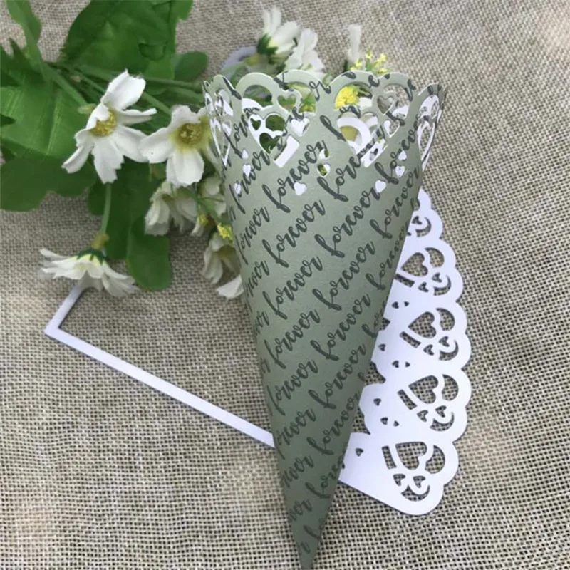 Love Flower Tube Wedding Metal Cutting Dies Stencils For DIY Scrapbooking Decorative Embossing Handcraft Die Cutting Template