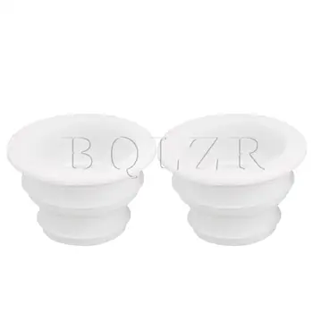 

BQLZR 2Pcs White PP Plastic Sewer Anti-odor Wash Basin Floor Drain Seal Ring