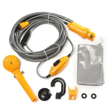 

12V Portable Travel Camping ducha Car Pet Dog Shower 2020 Washer Electric Pump Outdoor Hiking Kit