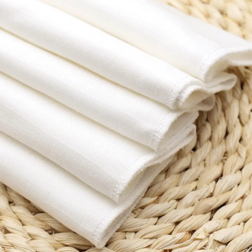 5Pcs/Set Cloth Diapers Baby 8 Layers Gauze Diaper Pad Baby Cotton Diapers Absorbent Washable Diaper