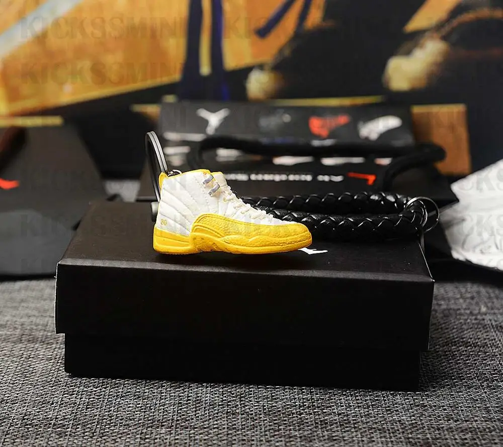 Дропшиппинг индивидуальность DIY Air Jordan Generation AIR JORDAN12 стерео 3D мини-кроссовки фигурный брелок для подарка