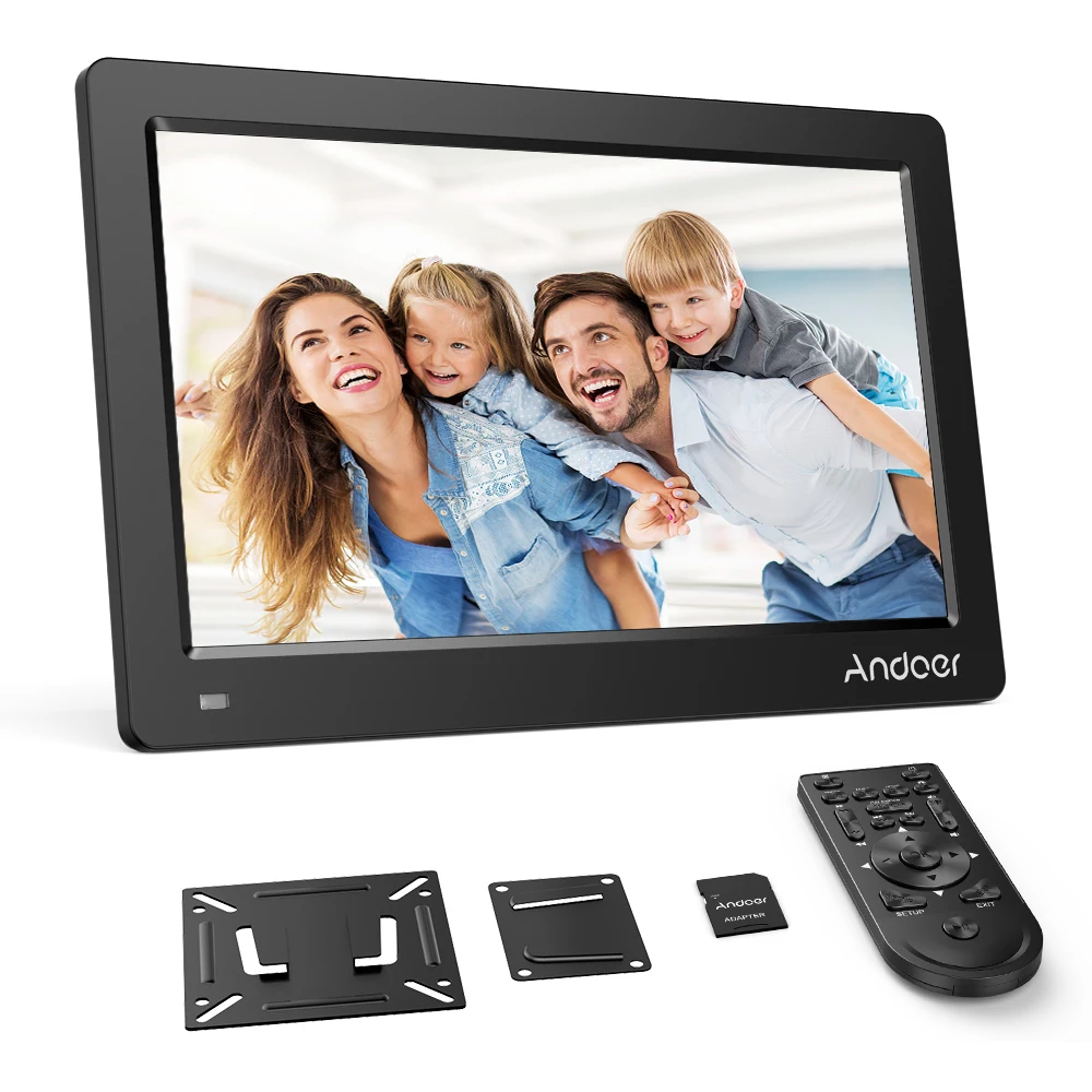 

Andoer 15.6 Inch Digital Photo Frame 1920*1080 with VESA Wall Mounting Bracket 8GB Memory Card Calendar/Clock/MP3/ Video Player