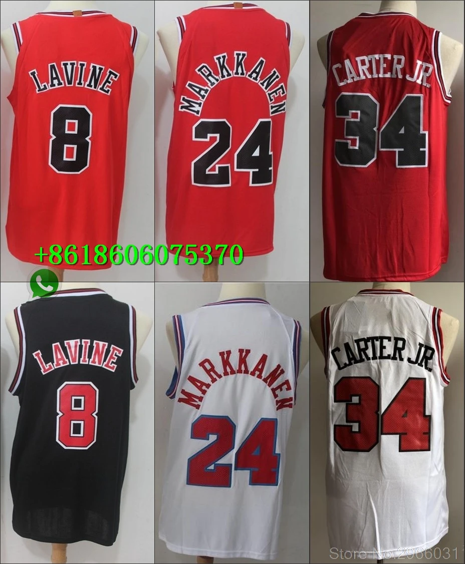 A+++ Chicago CHI Качественная мужская футболка для взрослых#8 Zach LaVine#24 Lauri Markkanen#34 Wendell Carter Jr