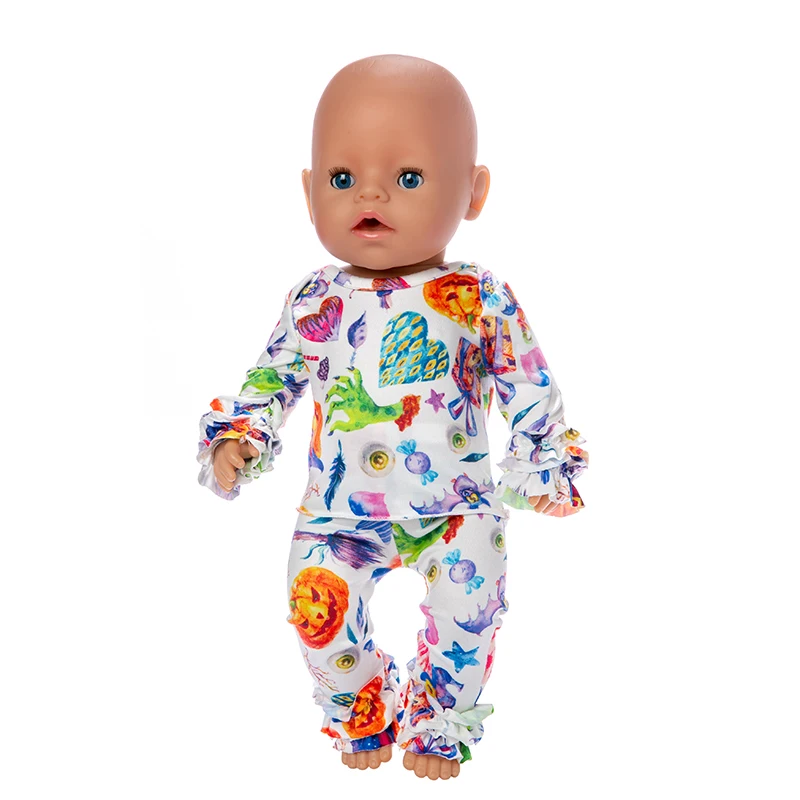 Одежда для куклы на Хэллоуин, размер 43 см/17 дюймов, Детская кукла, лучший подарок на день рождения( только одежды