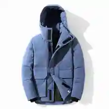 Новое поступление, мужская куртка на утином пуху, осенне-зимнее теплое пальто с капюшоном, Мужская Сверхлегкая куртка на утином пуху, ветрозащитная парка 908