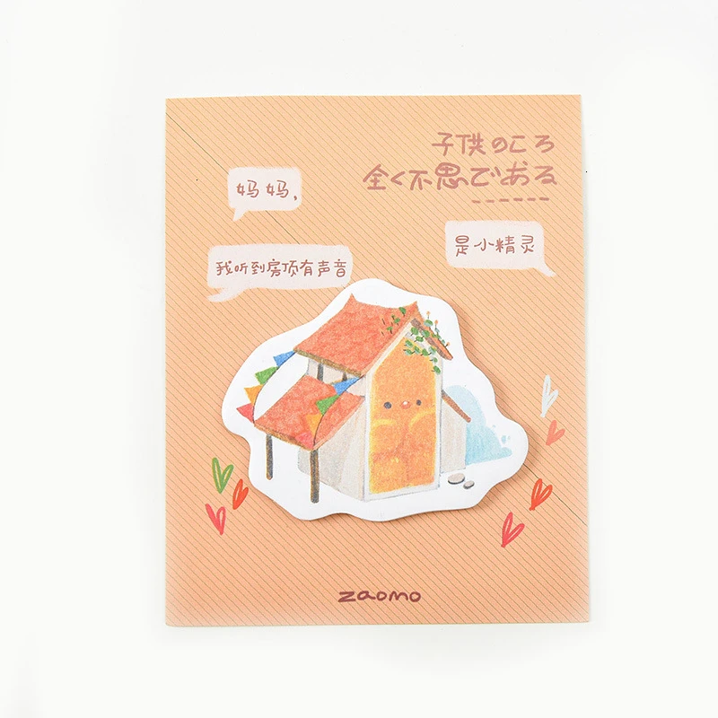Красочные Kawaii блокнот для заметок милый мультфильм липкие заметки украшения офиса планировщик студенческий блокнот школьные принадлежности 02148