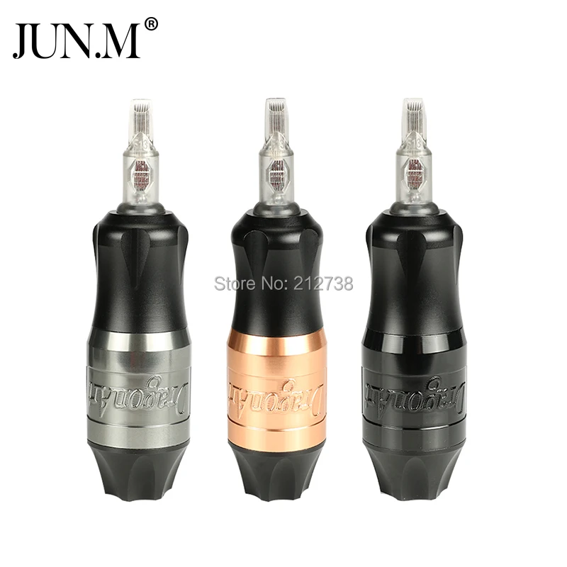 

New Storm Short Pen Rotary Cartridge Tattoo Machine Strong Motor RCA Connection Professional Tattoo Artist Permanent Makeup