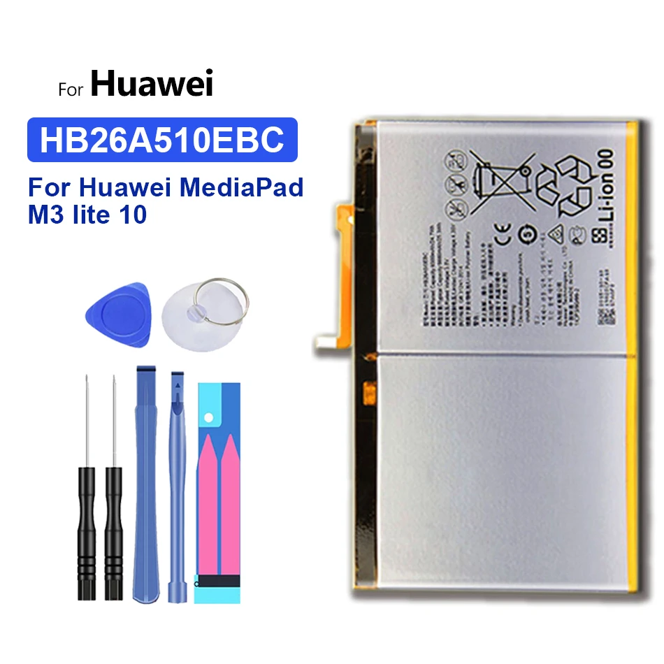 Hb26a510ebc Battery For Huawei Mediapad M3 Lite 10 Media Pad M3 Lite10 Media Pad M3lite10 Tablet Bateria - Tablet & Backup - AliExpress