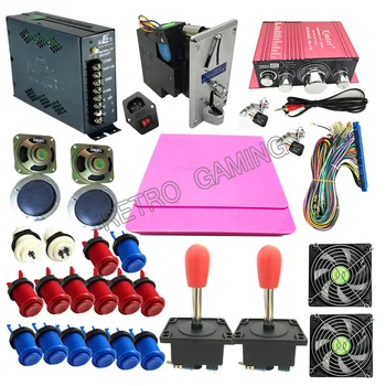 

DIY arcade 1299 in 1 game mchine with Jamma PCB board coin acceptor power spuuly joystick buttons speakers kit HDMI/VGA Output