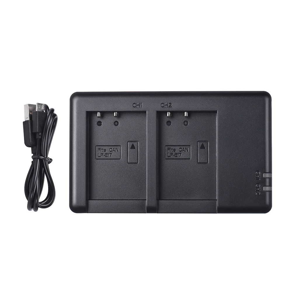 FB Dual USB LP-E17 Камера Батарея Зарядное устройство для Canon 750D 760D Rebel T6i T6s EOS M3 M5 M6 800D 77D батарея камеры DSLR Зарядное устройство