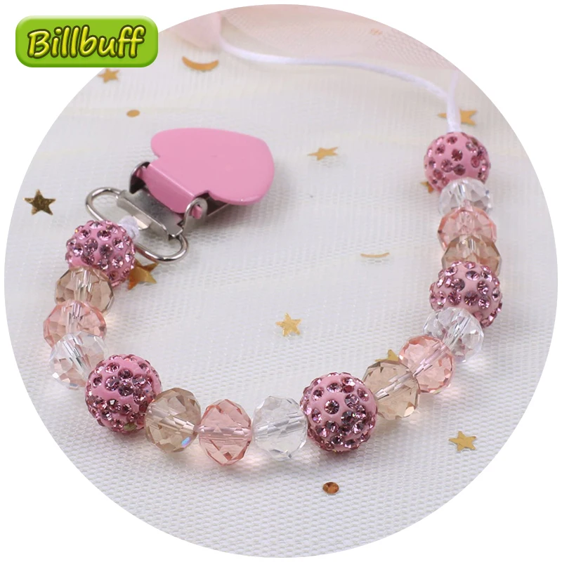 Best Buy Clips Pacifier-Chain Nipple-Holder Baby Gift Newborn for Sucette Pearl-Bead Attache Colorful 8bWZwp1073b