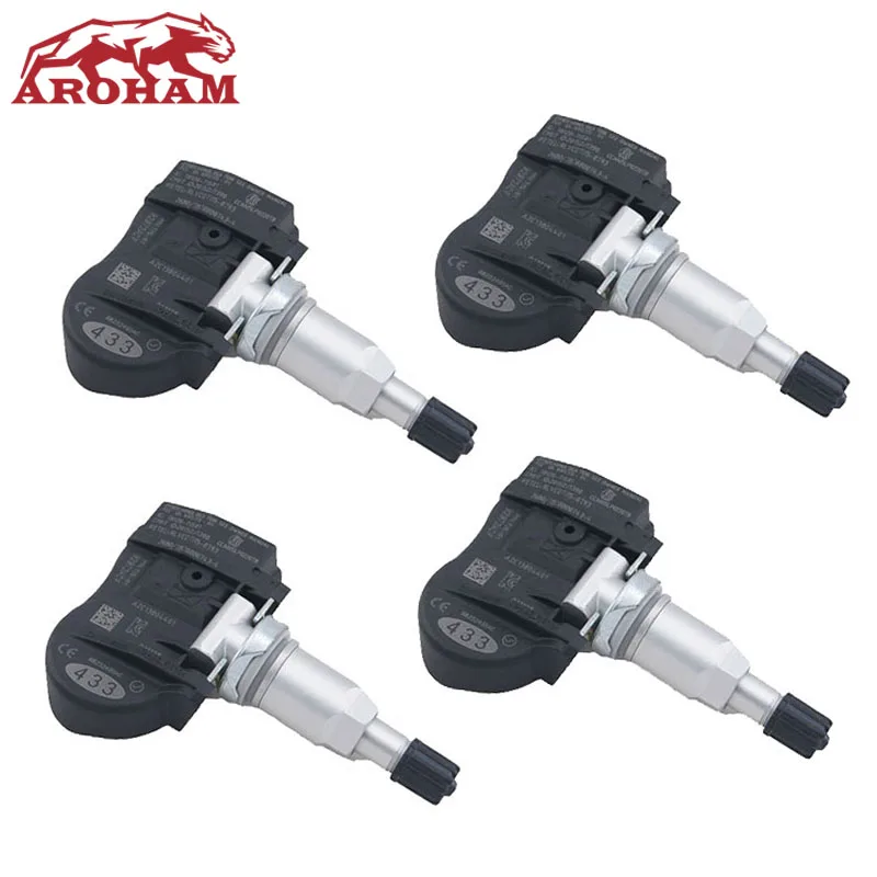 Датчик давления в шинах 68252495AC 4 шт. 433 МГц TPMS датчик для Jeep Srt Grand Cherokee и Trackhawk 2016 2017