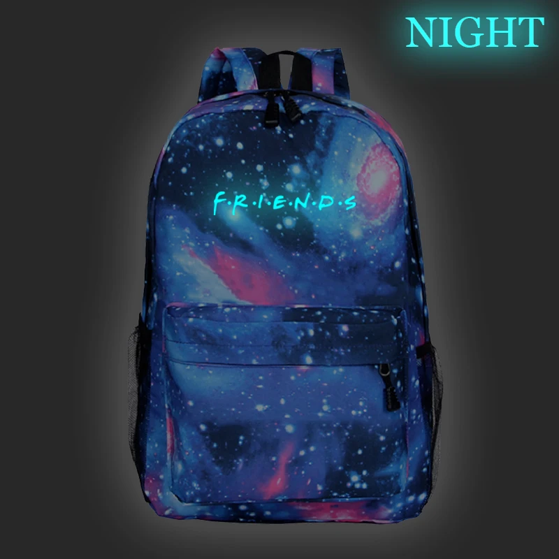 

Friends Letter Print Backpacks Teenager School Back Pack Bags Backpack Cartoon Galaxy Mochila Unicornio Travel Bags Sac A Dos