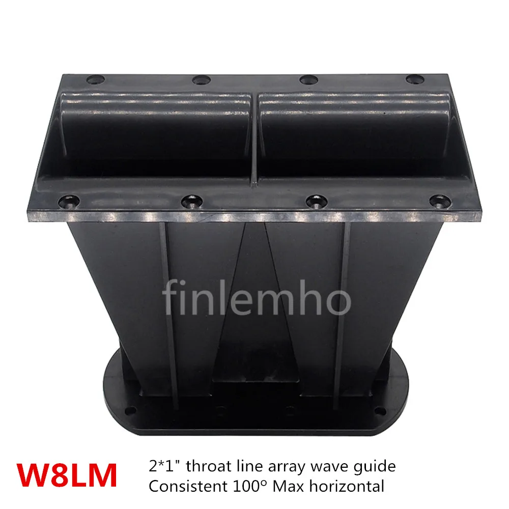 W8LM Line Array Speaker Tweeter Horn 2x1" Throat Treble for 8 Inch Box Professional Audio Public Address