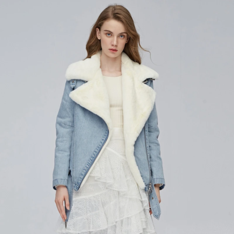 Long New Fashion Women Winter Sleeve Thicken Warm V-Neck Zippers High quality Female Pockets Fox Fur Faux fur coat CY350 | Женская