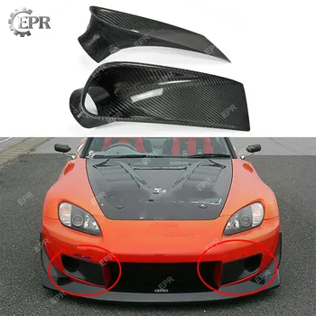 

For Honda S2000 AP1 Carbon Fiber Front Bumper Air Duct Glossy Fibre Bumpers Air Vent Intake Trim Bodykits