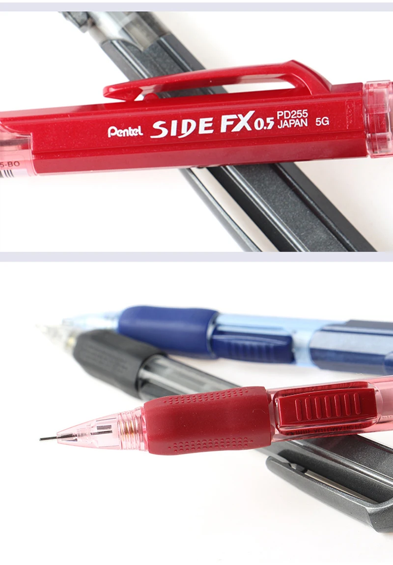 3 шт PENTEL PD255 после этого удлиненный резиновый механический стержень для карандаша 0,5 мм канцелярские принадлежности для офиса и школы