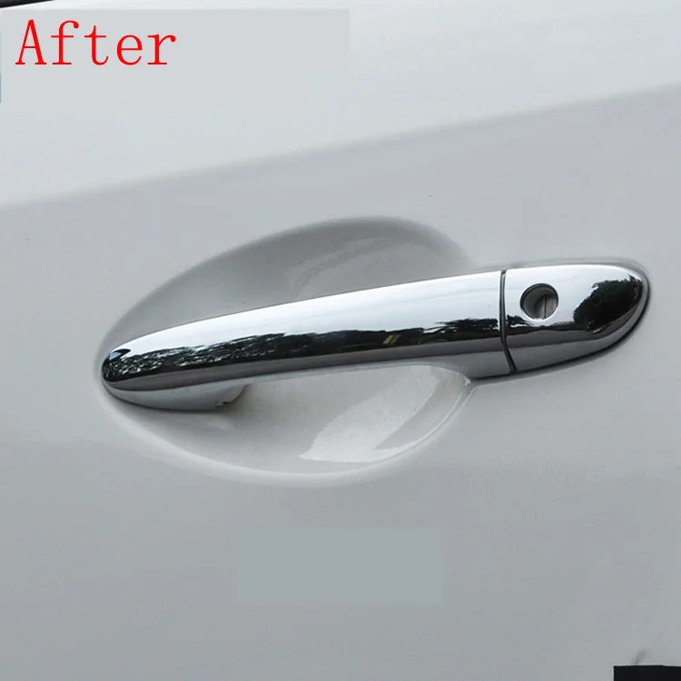 마쓰다 Cx-5 Cx5 CX 5 2012-2022 광택 블랙 크롬 자동차 도어 핸들 커버 트림 자동차 스타일링 액세서리