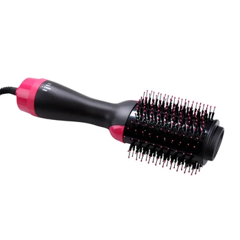 

MJ Lisapro Hot Air Brush 2 In 1 Hair Dryer Hair Straightener Curler Comb Electric Blow Dryer With Comb Hair Brush Roller Styler