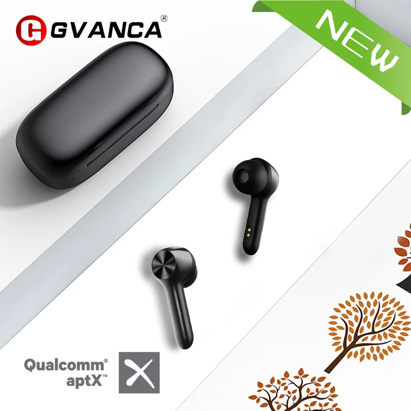 GVANCA M5 чип Qualcomm TWS беспроводной Bluetooth 5 0 наушники с сенсорным управлением