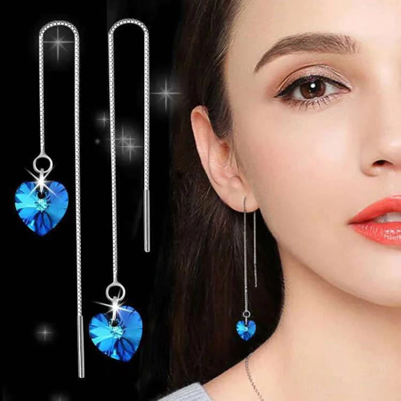 Модные длинные серьги с кисточками большая линия ушей для женщин Подвесные