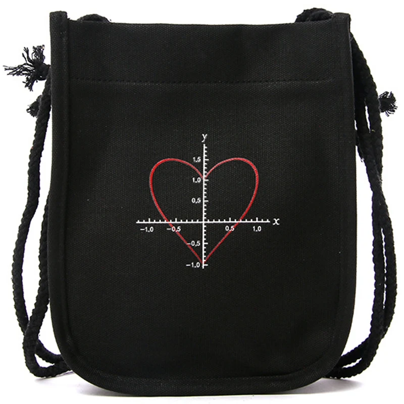 

ABZC-Korea Ins Japanese Harajuku Canvas Bag Female Slung Student Soft Sister Literary One Shoulder Girl Small Bag